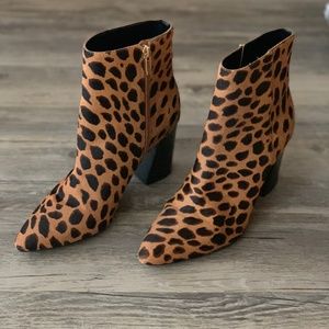 thelmin genuine calf hair bootie vince camuto